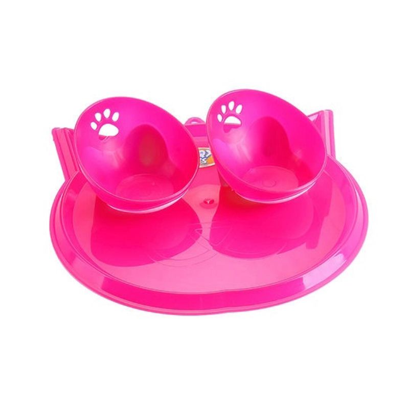 Foto-do-produto-Kit-Jogo-Americano-para-Gatos-Rosa-Truqys-Pets-no-petshop-online-da-Tudo-de-Bicho