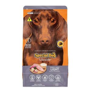 Ração Cães Special Dog Ultralife Light Raças Pequenas Frango E Arroz