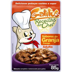 Ração Gatos Úmida Gatitus Sabores da Granja