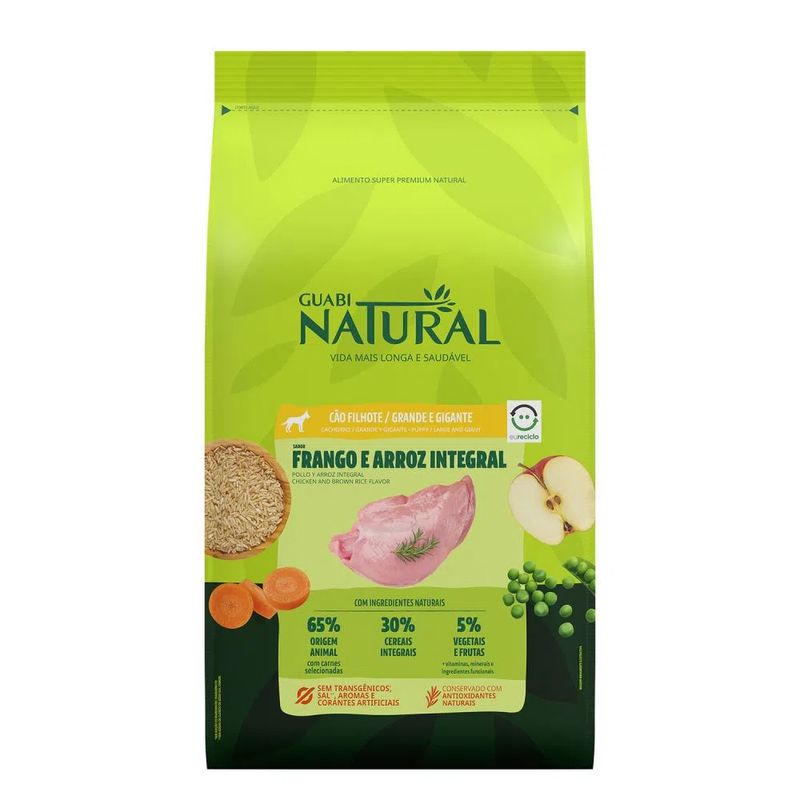 Foto-do-produto-Racao-Guabi-Natural-Caes-Filhotes-Racas-Grandes-e-Gigantes-Frango-e-Arroz-Integral-12kg-no-petshop-online-da-Tudo-de-Bicho