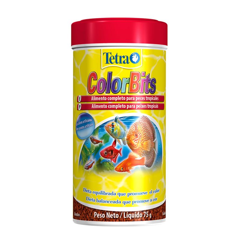 Foto-do-produto-Racao-para-Peixes-Tetra-Colorbits-Granulos-75g-no-petshop-online-da-Tudo-de-Bicho
