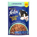 Foto-do-produto-Racao-Umida-Nestle-Purina-Gatos-Felix-Fantastic-Tiritas-Atum-Sache-85g-no-petshop-online-da-Tudo-de-Bicho