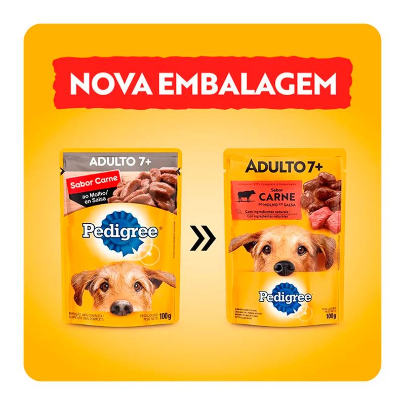 Foto-do-produto-Racao-Umida-Pedigree-Sache-Caes-Adultos-Senior-Carne-Ao-Molho-100g-no-petshop-online-da-Tudo-de-Bicho