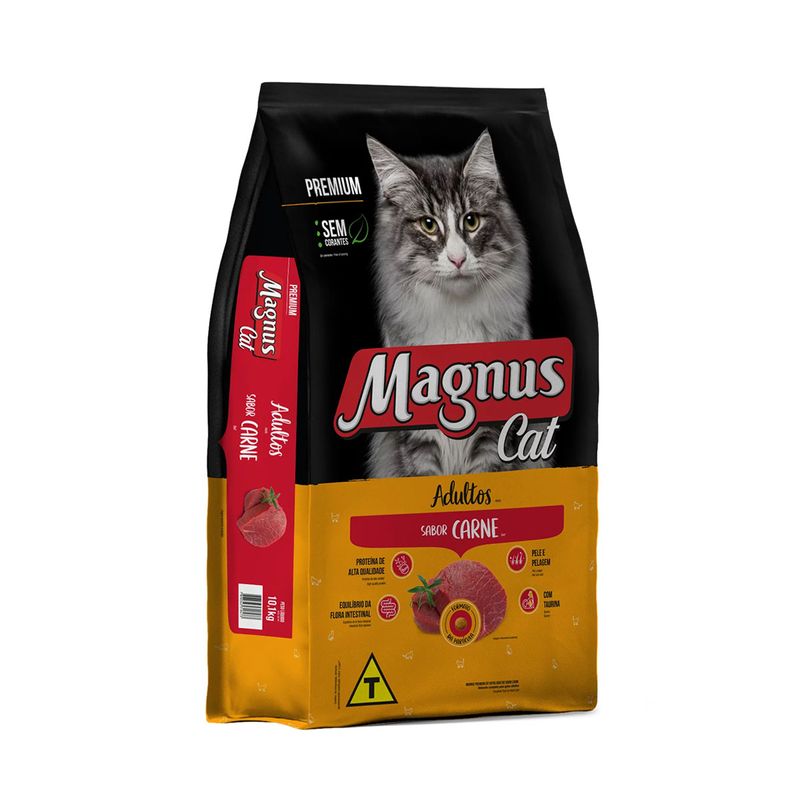 Foto-do-produto-Racao-Magnus-Premium-Para-Gatos-Adultos-Carne-101kg-no-petshop-online-da-Tudo-de-Bicho