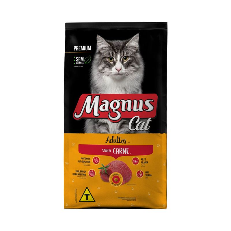 Foto-do-produto-Racao-Magnus-Premium-Para-Gatos-Adultos-Carne-101kg-no-petshop-online-da-Tudo-de-Bicho