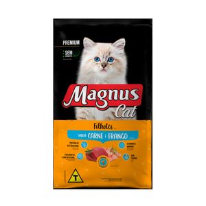 Ração Magnus Premium Gatos Filhotes Carne e Frango