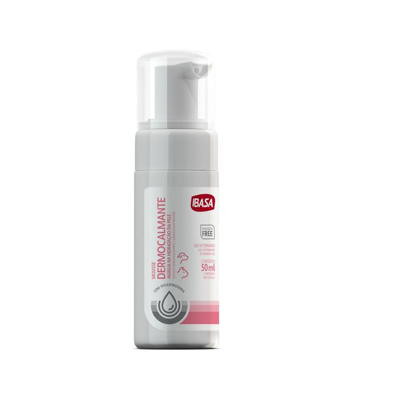 Foto-do-produto-Mousse-Dermocalmante-Ibasa-50ml-no-petshop-online-da-Tudo-de-Bicho