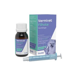 Vermífugo Vermivet Filhotes Biovet