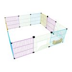 Foto-do-produto-Cercadinho-12-Mod.-Pequenos-Pets-Multicolorido-Braganca-PA883-no-petshop-online-da-Tudo-de-Bicho