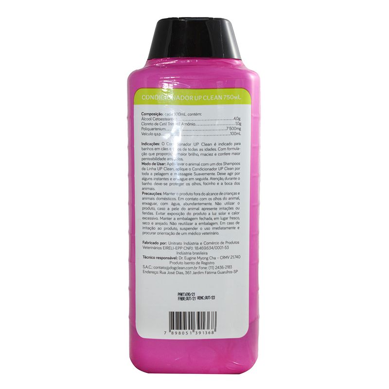 Foto-do-produto-Condicionador-Up-Clean-para-Caes-750ml-no-petshop-online-da-Tudo-de-Bicho