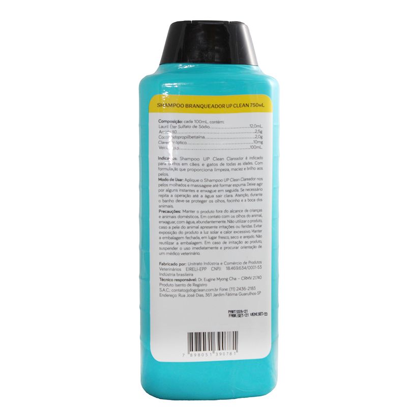 Foto-do-produto-Shampoo-Up-Clean-para-Caes-e-Gatos-Clareador-750ml-no-petshop-online-da-Tudo-de-Bicho