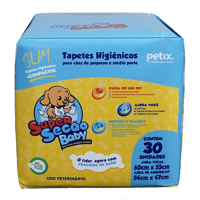 Foto-do-produto-Tapete-Higienico-Super-Secao-Baby-Slim-com-30-Unidades-no-petshop-online-da-Tudo-de-Bicho