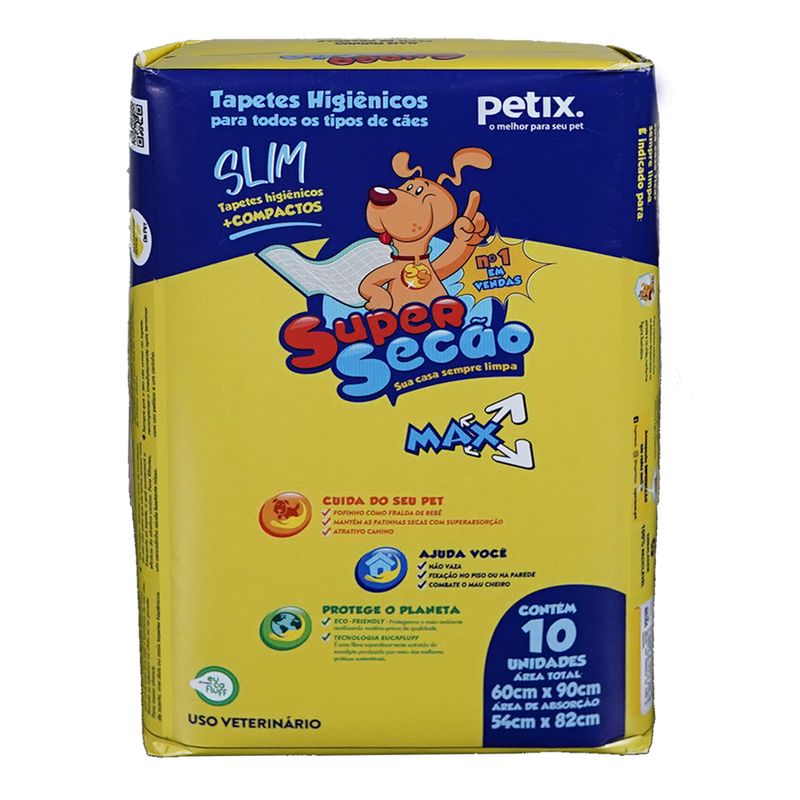 Foto-do-produto-Tapete-Higienico-Super-Secao-Max-Slim-com-10-Unidades-no-petshop-online-da-Tudo-de-Bicho