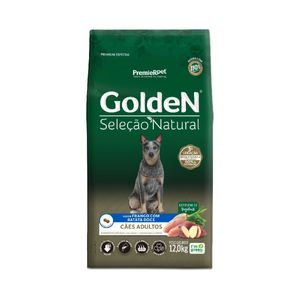 Ração Golden Seleção Natural Cães Adultos Batata Doce