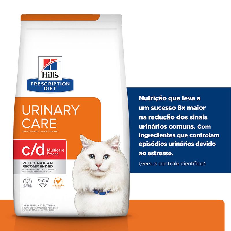Foto-do-produto-Racao-Hill-s-Prescription-Diet-C-D-Multicare-Stress-Gatos-Adultos-Cuidado-Urinario-38kg-no-petshop-online-da-Tudo-de-Bicho
