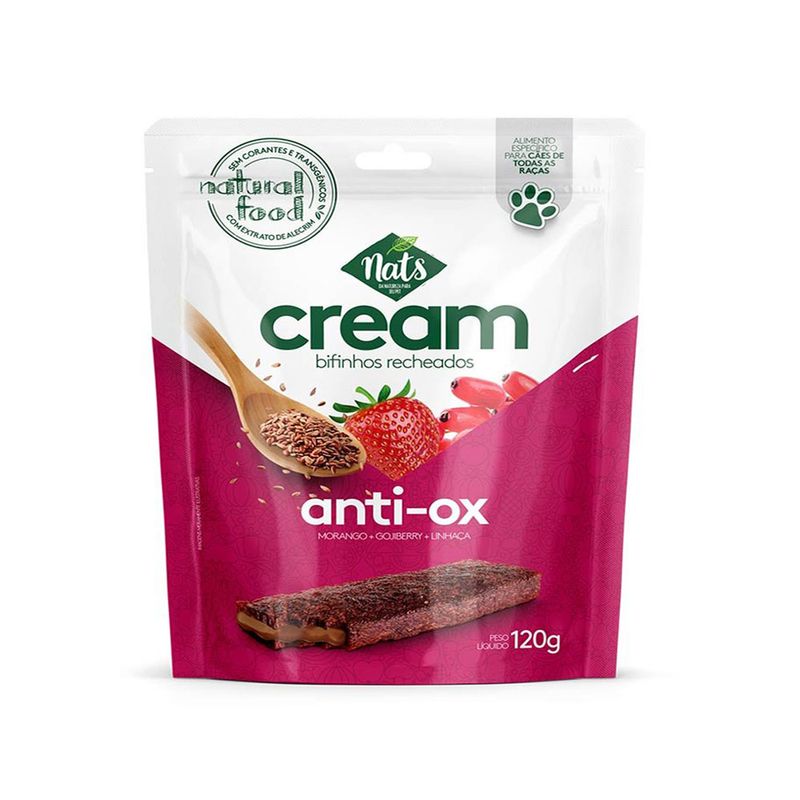 Foto-do-produto-Bifinho-Caes-Nats-Cream-Recheados-Anti-OX-120g-no-petshop-online-da-Tudo-de-Bicho