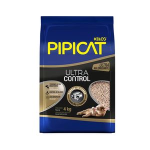 Areia Higiênica Pipcat Ultra Control 4kg