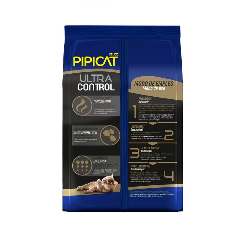 Foto-do-produto-Areia-Higienica-Pipcat-Ultra-Control-4kg-no-petshop-online-da-Tudo-de-Bicho