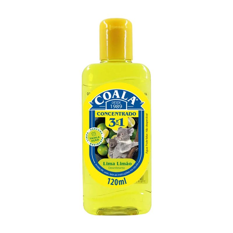 Foto-do-produto-Desinfetante-Concentrado-3-em-1-Lima-Limao-Coala-120ml-no-petshop-online-da-Tudo-de-Bicho