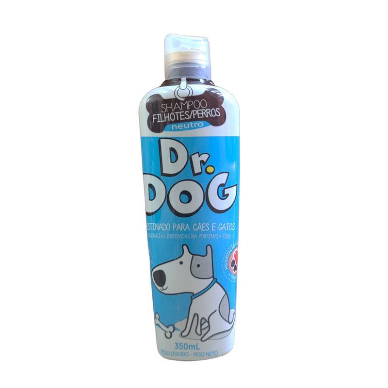 Foto-do-produto-Shampoo-Neutro-para-Caes-e-Gatos-Filhotes-Dr-Dog-350ml-no-petshop-online-da-Tudo-de-Bicho