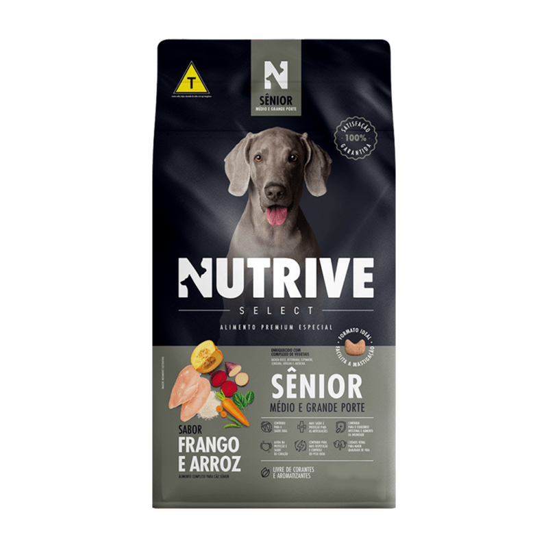Foto-do-produto-Racao-Caes-Nutrive-Select-Senior-Medio-e-Grande-Frango-e-Arroz-15kg-no-petshop-online-da-Tudo-de-Bicho