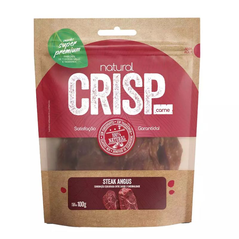 Foto-do-produto-Petisco-Natural-Crisp-Steak-Angus-100g-no-petshop-online-da-Tudo-de-Bicho