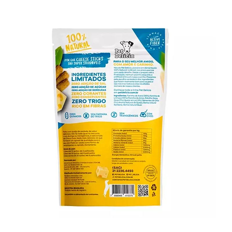 Foto-do-produto-Petisco-Pet-Delicia-Caes-Cheese-Sticks-120g-no-petshop-online-da-Tudo-de-Bicho