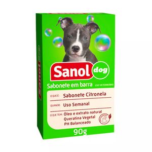 Sabonete Sanol Dog Citronela Para Cães e Gatos