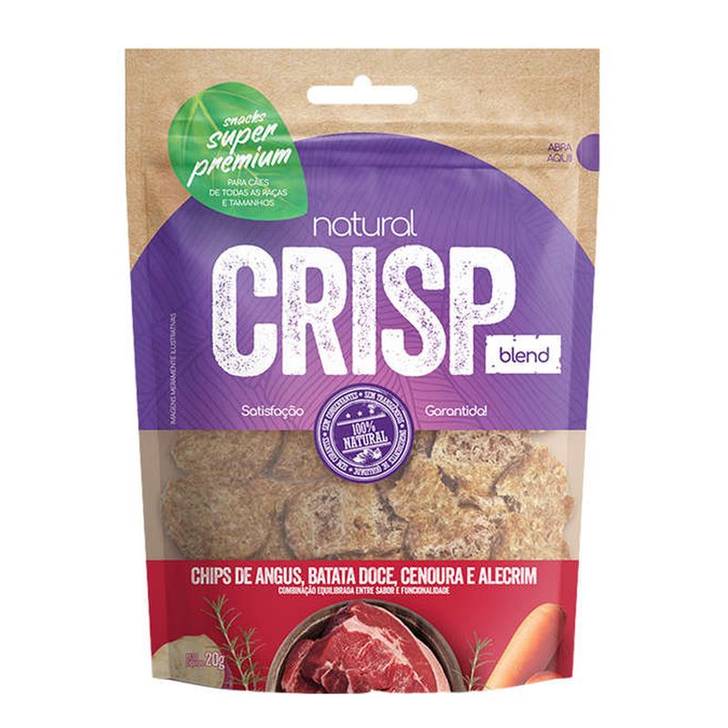Foto-do-produto-Petisco-Natural-Crisp-Chips-Angus-Batata-Doce-Cenoura-Alecrim-20g-no-petshop-online-da-Tudo-de-Bicho