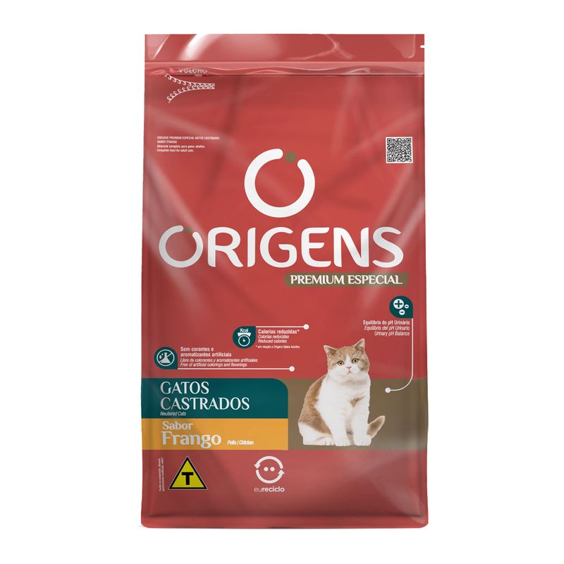 Foto-do-produto-Racao-Origens-Gatos-Castrados-Frango-101kg-no-pet-shop-online-da-Tudo-de-Bicho