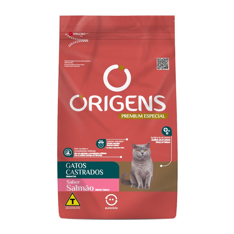 Foto-do-produto-Racao-Origens-Gatos-Castrados-Salmao-101kg-no-pet-shop-online-da-Tudo-de-Bicho