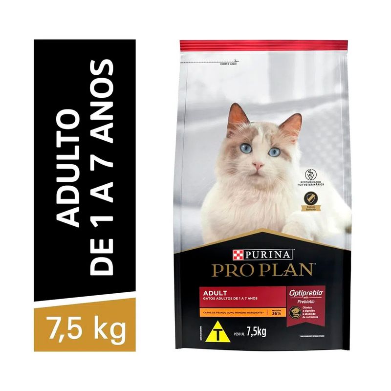 Foto-do-produto-Racao-Nestle-Purina-Gatos-Pro-Plan-Adultos-Frango-75kg-no-pet-shop-online-da-Tudo-de-Bicho