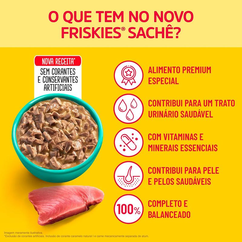 Foto-do-produto-Racao-Umida-Nestle-Purina-Gatos-Friskies-Atum-ao-Molho-Sache-85g-no-pet-shop-online-da-Tudo-de-Bicho