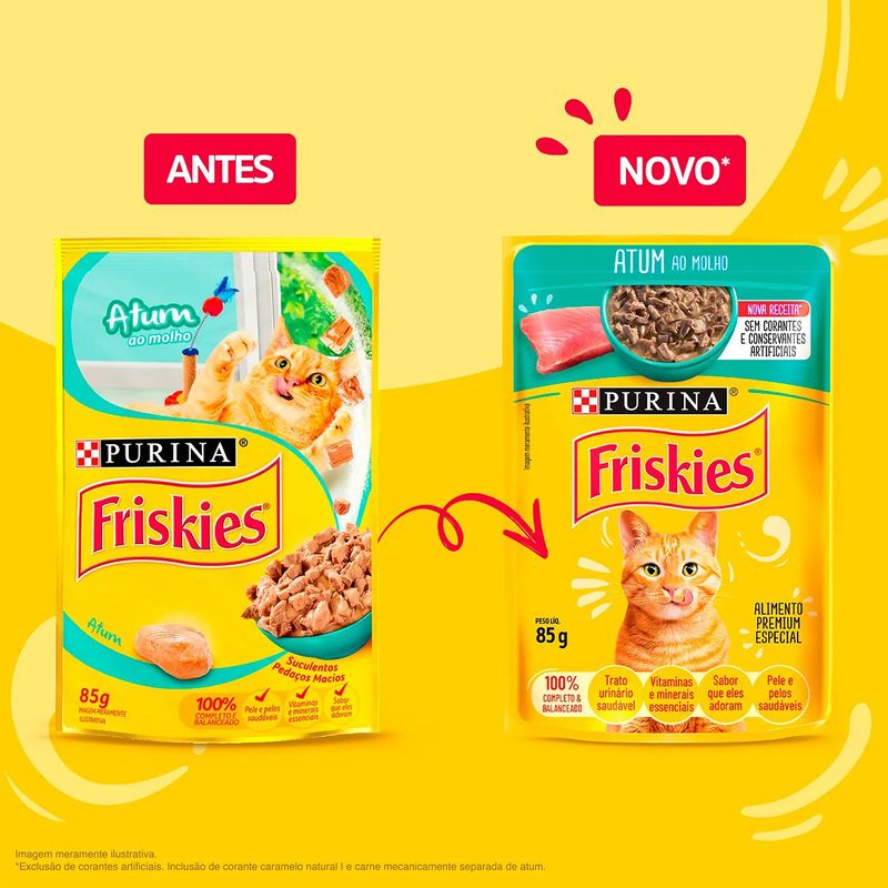 Foto-do-produto-Racao-Umida-Nestle-Purina-Gatos-Friskies-Atum-ao-Molho-Sache-85g-no-pet-shop-online-da-Tudo-de-Bicho