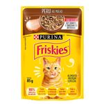 Foto-do-produto-Racao-Umida-Nestle-Purina-Gatos-Friskies-Peru-ao-Molho-Sache-85g-no-pet-shop-online-da-Tudo-de-Bicho