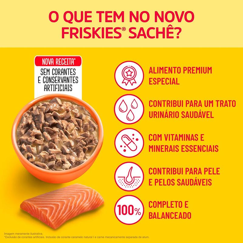 Foto-do-produto-Racao-Umida-Nestle-Purina-Gatos-Friskies-Salmao-ao-Molho-Sache-85g-no-pet-shop-online-da-Tudo-de-Bicho