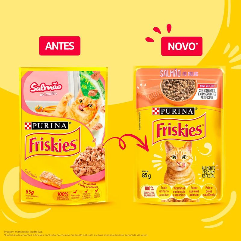 Foto-do-produto-Racao-Umida-Nestle-Purina-Gatos-Friskies-Salmao-ao-Molho-Sache-85g-no-pet-shop-online-da-Tudo-de-Bicho