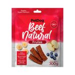 Foto-do-produto-Bifinho-para-Caes-PetDog-Beef-Natural-Frutas-300g-no-pet-shop-online-da-Tudo-de-Bicho