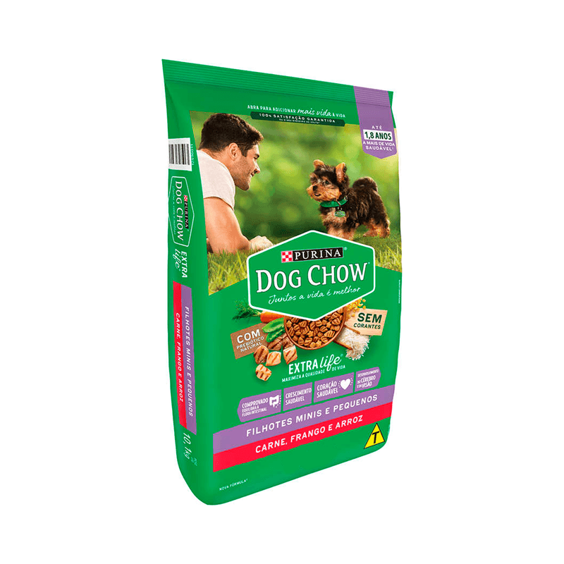 Foto-do-produto-Racao-Nestle-Purina-Dog-Chow-Filhotes-Extra-Life-Racas-Pequena-Sabor-Carne-e-Frango-101kg-no-pet-shop-online-da-Tudo-de-Bicho