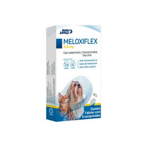 Anti-inflamatório para Cães e Gatos Meloxiflex Mundo Animal 0,5mg