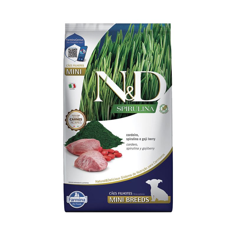 Foto-do-produto-Racao-ND-Spirulina-Para-Caes-Puppy-Mini-Cordeiro-2kg-no-pet-shop-online-da-Tudo-de-Bicho