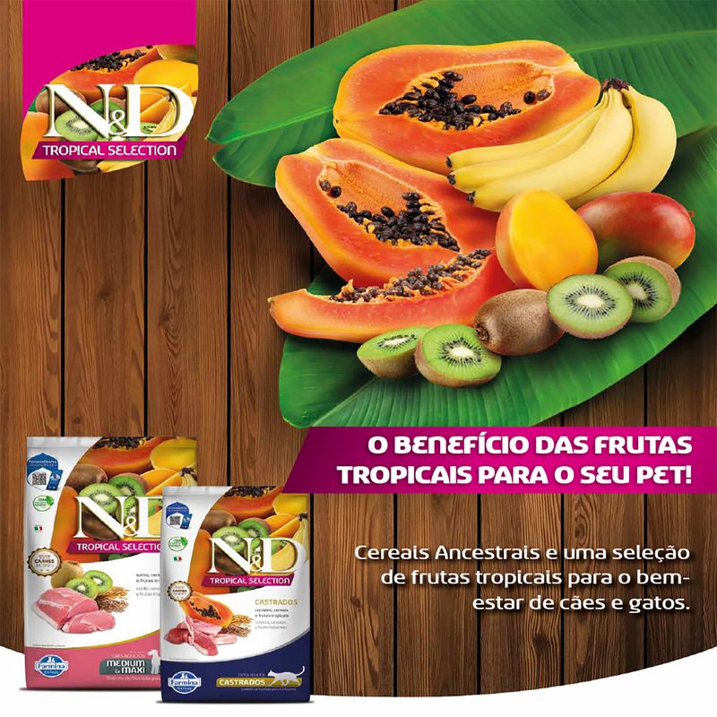 Foto-do-produto-Racao-ND-Tropical-Selection-Para-Caes-Adultos-Medium-e-Maxi-Frango-Leve-12kg-e-Pague-10kg-no-pet-shop-online-da-Tudo-de-Bicho
