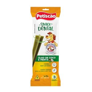 Snack Dental Óleo de Coco e Menta Petiscão