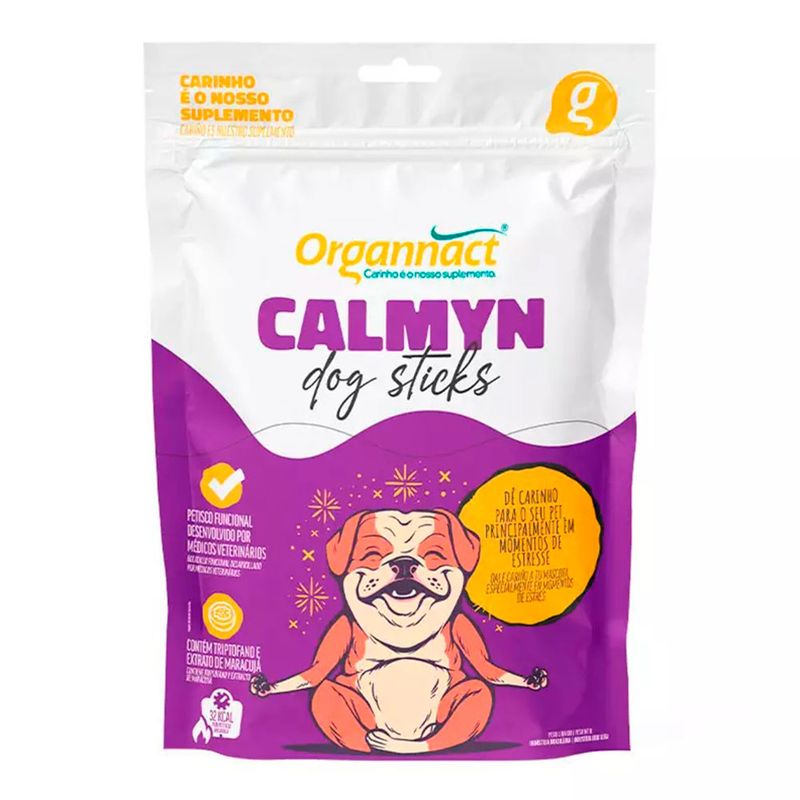 Foto-do-produto-Suplemento-Calmyn-Dog-Sticks-Organnact-450g-no-pet-shop-online-da-Tudo-de-Bicho