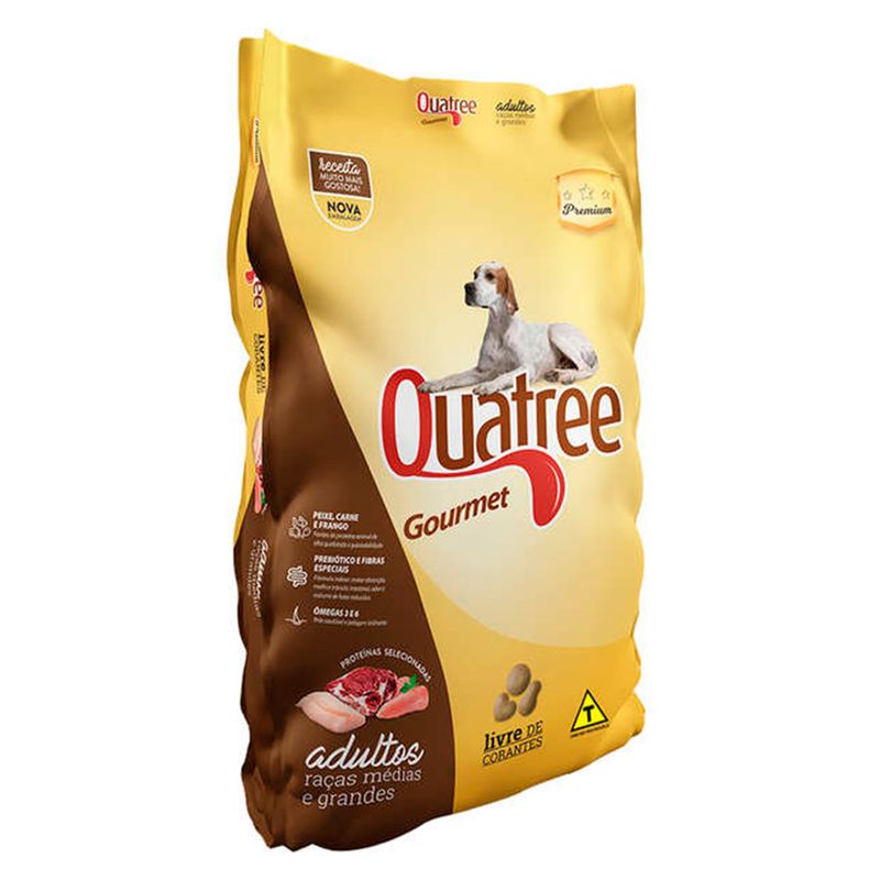 Foto-do-produto-Racao-Quatree-Gourmet-Sem-Corantes-Caes-Adultos-Racas-Medias-e-Grandes-3kg-no-pet-shop-online-da-Tudo-de-Bicho