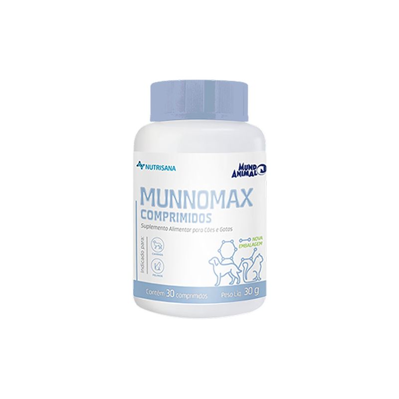 Foto-do-produto-Suplemento-para-Caes-e-Gatos-Nutrisana-Munnomax-Mundo-Animal-30-Comprimido-no-pet-shop-online-da-Tudo-de-Bicho