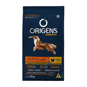 Ração Origens Para Cães Adultos Energy Frango