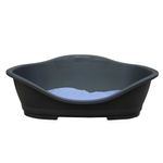 Foto-do-produto-Cama-Plastica-Cinza-Chalesco-Tam.-PP-no-pet-shop-online-da-Tudo-de-Bicho