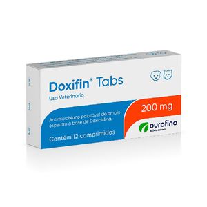 Antimicrobiano Ourofino Doxifin Tabs 12 comprimidos 200mg