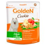 Foto-do-produto-Biscoito-Premier-Golden-Cookies-Caes-Adultos-de-Porte-Pequeno-Maca-e-Aveia-350g-no-pet-shop-online-da-Tudo-de-Bicho